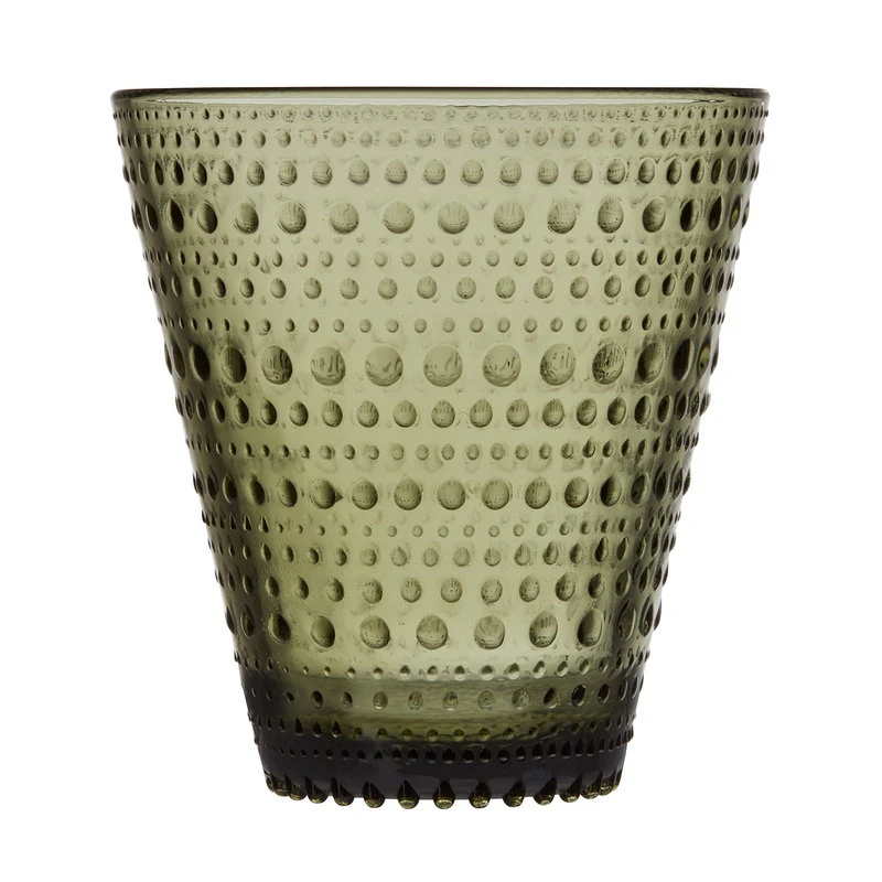 Iittala Kastehelmi Tumbler 30 Cl, 2 Pcs, Moss Green 3 Iittala Kastehelmi Tumbler 30 Cl, 2 Pcs, Moss Green