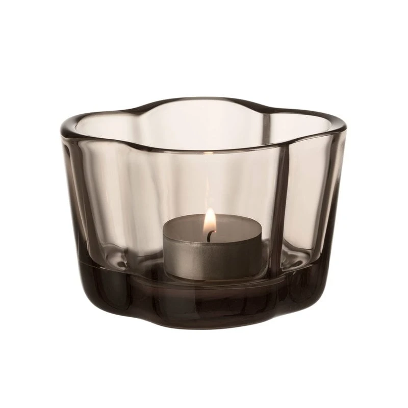 Iittala Aalto Tealight Candleholder 60 Mm, Linen 3 Iittala Aalto Tealight Candleholder 60 Mm, Linen
