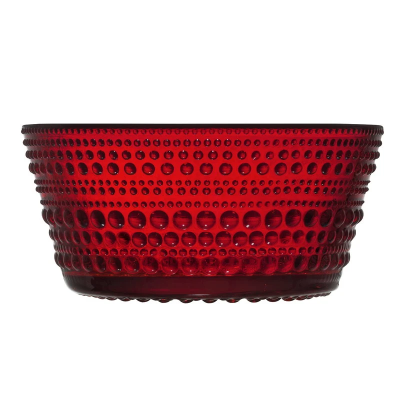 Iittala Kastehelmi Bowl 23 Cl, Cranberry 3 Iittala Kastehelmi Bowl 23 Cl, Cranberry