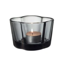 Iittala Aalto Tealight Candleholder 60 Mm, Grey