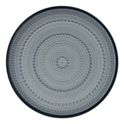 Iittala Kastehelmi Plate 250 Mm, Dark Grey