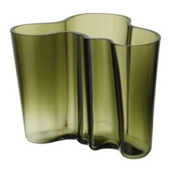 Iittala Aalto Vase 160 Mm, Moss Green