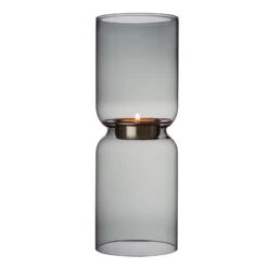 Iittala Lantern Candle Holder 250 Mm, Dark Grey