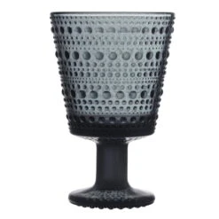 Iittala Kastehelmi Universal Glass 26 Cl, 2 Pcs, Dark Grey