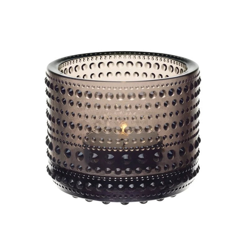 Iittala Kastehelmi Tealight Candleholder 64 Mm, Linen 3 Iittala Kastehelmi Tealight Candleholder 64 Mm, Linen