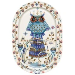 Iittala Taika Serving Plate 41 Cm, White