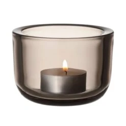 Iittala Valkea Tealight Candleholder 60 Mm, Linen