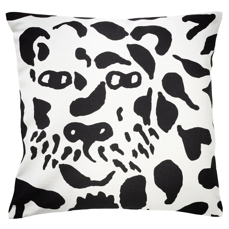 Iittala OTC Cheetah Cushion Cover, 47 X 47 Cm, Black - White 3 Iittala OTC Cheetah Cushion Cover, 47 X 47 Cm, Black - White