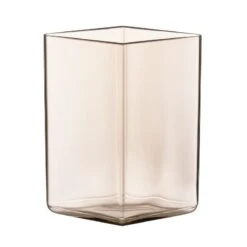 Iittala Ruutu Vase, 115 X 140 Mm, Linen