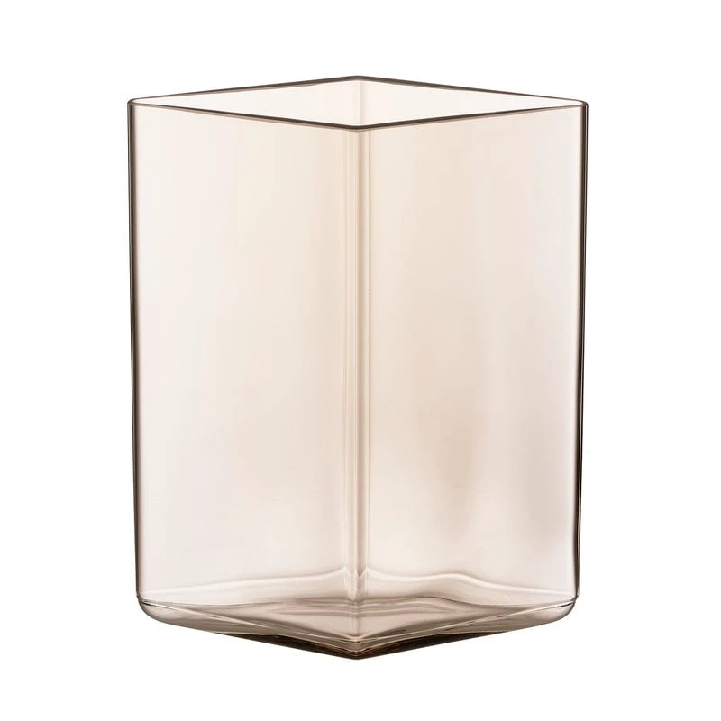 Iittala Ruutu Vase, 115 X 140 Mm, Linen 3 Iittala Ruutu Vase, 115 X 140 Mm, Linen
