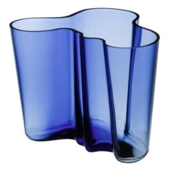 Iittala Aalto Vase 160 Mm, Ultramarine Blue