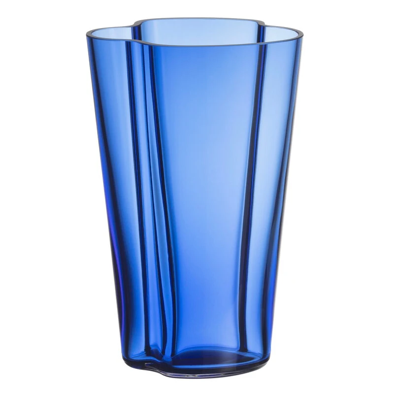 Iittala Aalto Vase 220 Mm, Ultramarine Blue 3 Iittala Aalto Vase 220 Mm, Ultramarine Blue
