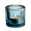 Iittala Kivi Tealight Candleholder, Sea Blue 2 Iittala Kivi Tealight Candleholder, Sea Blue -Iittala 482ittala AK