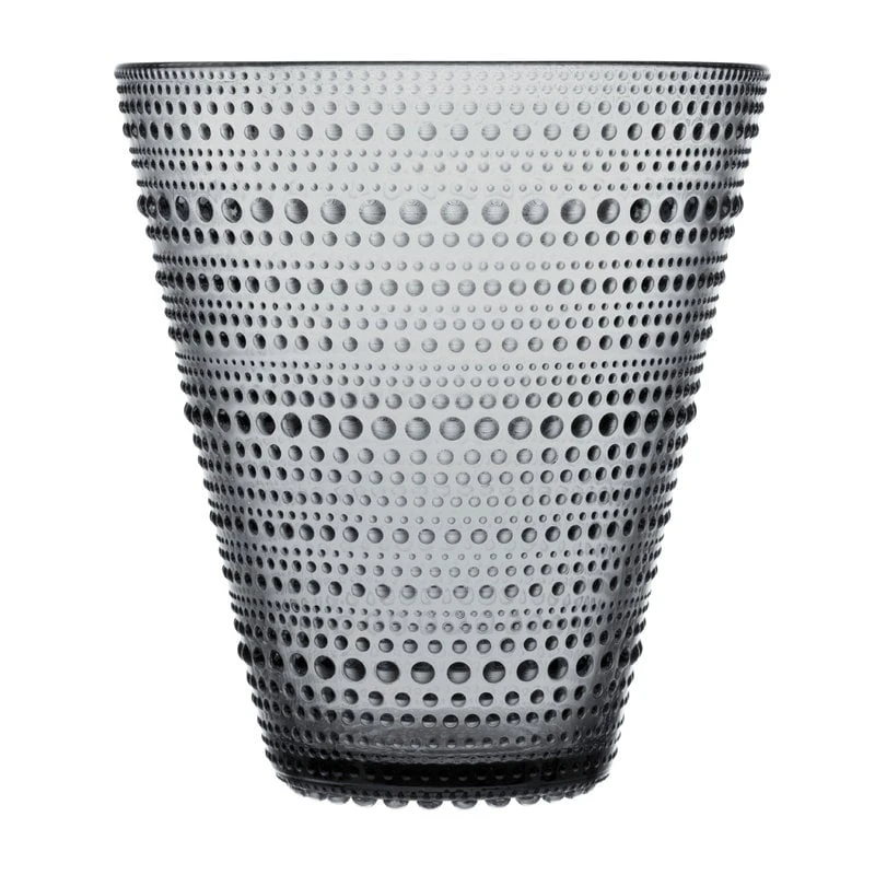 Iittala Kastehelmi Vase 154 Mm, Grey 3 Iittala Kastehelmi Vase 154 Mm, Grey