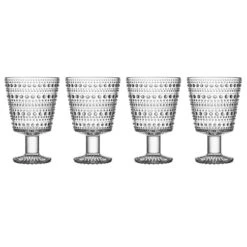 Iittala Kastehelmi Universal Glass 26 Cl, 4 Pcs, Clear