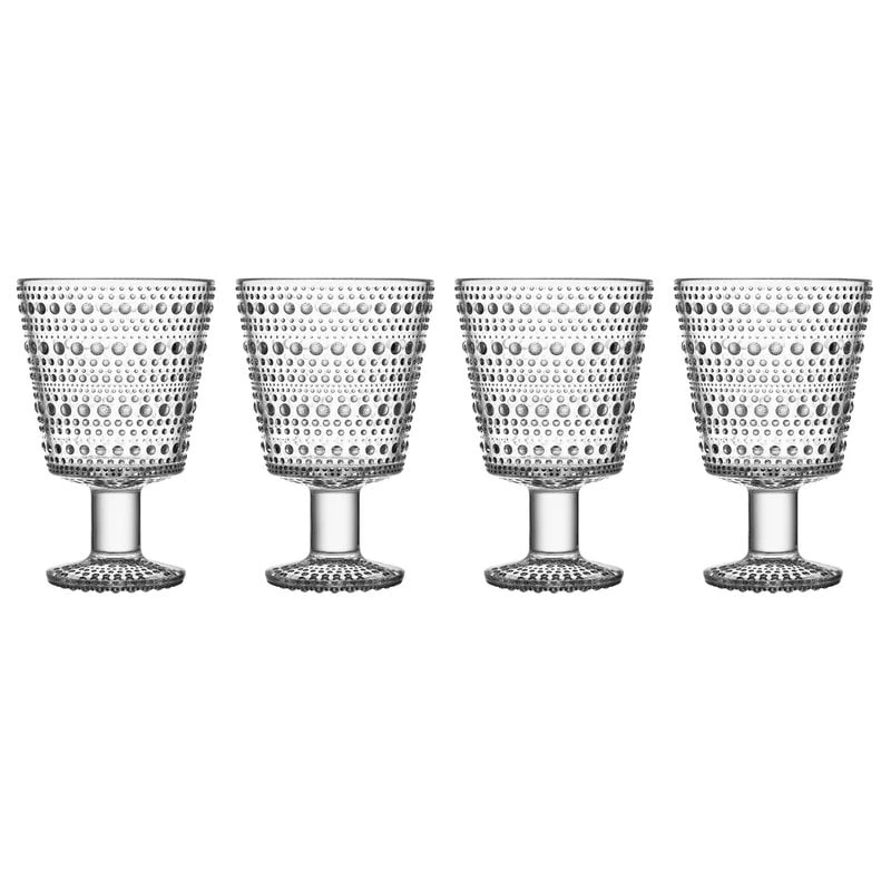Iittala Kastehelmi Universal Glass 26 Cl, 4 Pcs, Clear 3 Iittala Kastehelmi Universal Glass 26 Cl, 4 Pcs, Clear