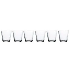 Iittala Kartio Tumbler 21 Cl, Set Of 6, Clear
