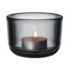 Iittala Valkea Tealight Candleholder 60 Mm, Grey 2 Iittala Valkea Tealight Candleholder 60 Mm, Grey -Iittala 635Hackman iso TH