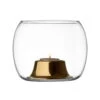 Iittala Kaasa Tealight Holder, Clear - Rose Gold -Iittala 649Hackman iso TH