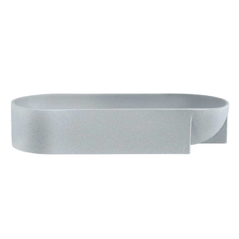 Iittala Kuru Ceramic Bowl 370 X 75 Mm, Light Grey 3 Iittala Kuru Ceramic Bowl 370 X 75 Mm, Light Grey