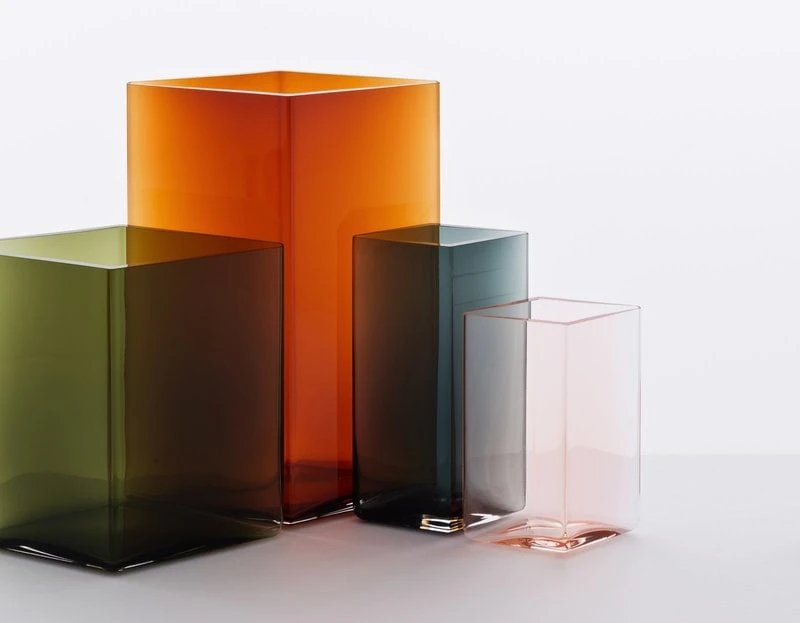 Iittala Ruutu Vase, 205 X 180 Mm, Green 4 Iittala Ruutu Vase, 205 X 180 Mm, Green - Image 2