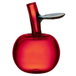 Iittala Apple Bottle, Cranberry