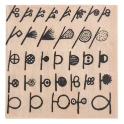 Iittala OTC Twig Paper Napkin, 33 Cm, Beige