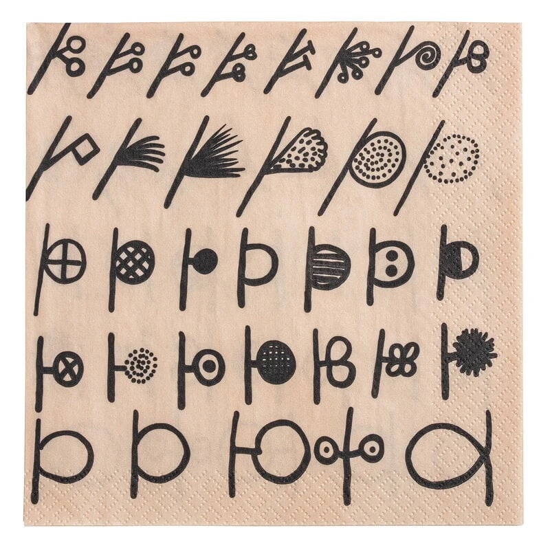 Iittala OTC Twig Paper Napkin, 33 Cm, Beige 2 Iittala OTC Twig Paper Napkin, 33 Cm, Beige