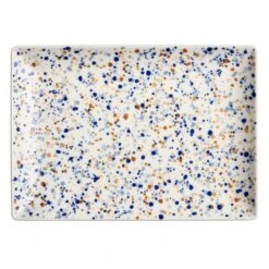 Iittala OTC Helle A4 Plate, 21 X 29 Cm, Blue - Brown