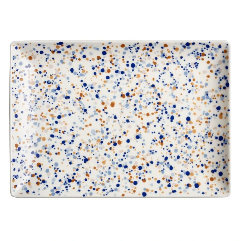 Iittala OTC Helle A4 Plate, 21 X 29 Cm, Blue - Brown 3 Iittala OTC Helle A4 Plate, 21 X 29 Cm, Blue - Brown