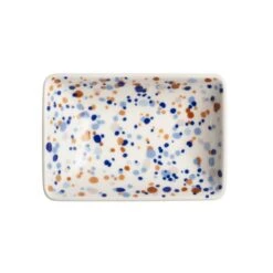 Iittala OTC Helle A7 Plate, 7 X 10 Cm, Blue - Brown