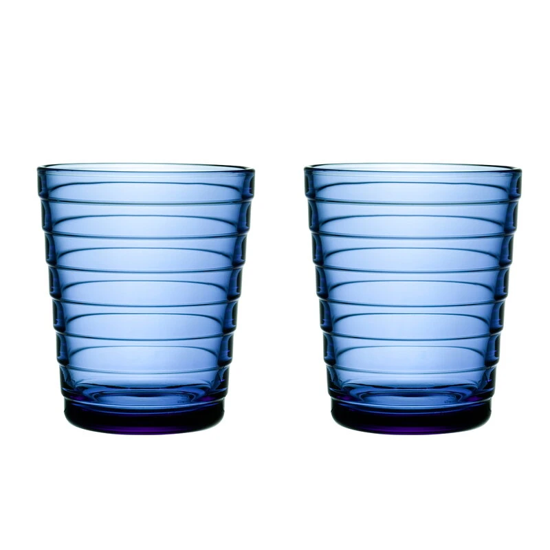 Iittala Aino Aalto Tumbler, 22 Cl, 2 Pcs, Ultramarine Blue 4 Iittala Aino Aalto Tumbler, 22 Cl, 2 Pcs, Ultramarine Blue - Image 2