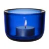 Iittala Valkea Tealight Candleholder, 60 Mm, Ultramarine Blue 2 Iittala Valkea Tealight Candleholder, 60 Mm, Ultramarine Blue -Iittala II1066663 2
