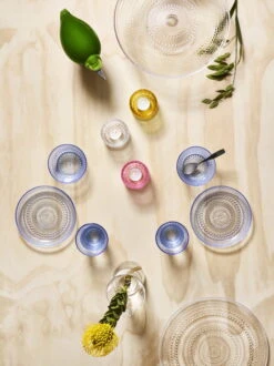 Iittala Kastehelmi Tealight Candleholder 64 Mm, Lemon -Iittala Iittala 2017 Kastehelmi Kartio Birds by Toikka