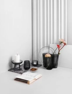 Iittala Essence Tumbler 35 Cl, 2 Pcs, Dark Grey -Iittala Iittala 2018 Aalto Nappula Essence Ultima Thule