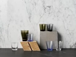 Iittala Kastehelmi Tumbler 30 Cl, 2 Pcs, Moss Green 12 Iittala Kastehelmi Tumbler 30 Cl, 2 Pcs, Moss Green -Iittala Iittala 2018 Kartio Kastehelmi Aino Aalto group 1