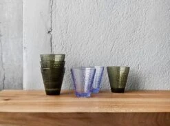 Iittala Kastehelmi Tumbler 30 Cl, 2 Pcs, Moss Green 13 Iittala Kastehelmi Tumbler 30 Cl, 2 Pcs, Moss Green -Iittala Iittala 2018 Kastehelmi tumbler group 1