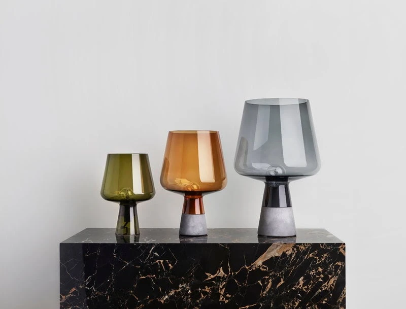 Iittala Leimu Table Lamp 24 Cm, Moss Green 8 Iittala Leimu Table Lamp 24 Cm, Moss Green - Image 6