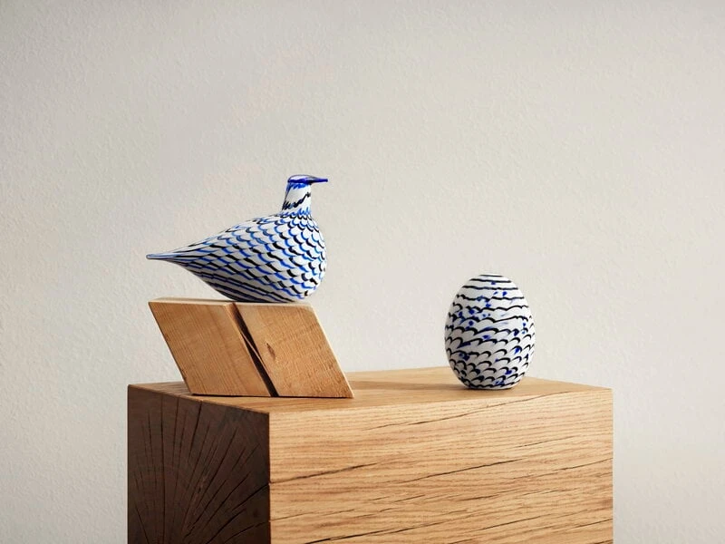 Iittala Birds By Toikka Annual Egg 2023, Blue Charadrius 3 Iittala Birds By Toikka Annual Egg 2023, Blue Charadrius - Image 2
