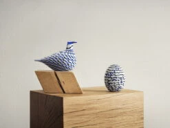 Iittala Birds By Toikka Annual Bird 2023, Blue Charadrius -Iittala Iittala 2023 Oiva Toikka annual egg annual bird