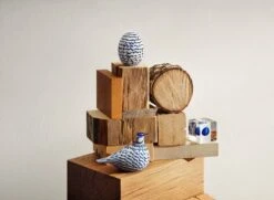 Iittala Birds By Toikka Annual Egg 2023, Blue Charadrius 6 Iittala Birds By Toikka Annual Egg 2023, Blue Charadrius -Iittala Iittala 2023 Oiva Toikka annual egg annual bird annual cube 2