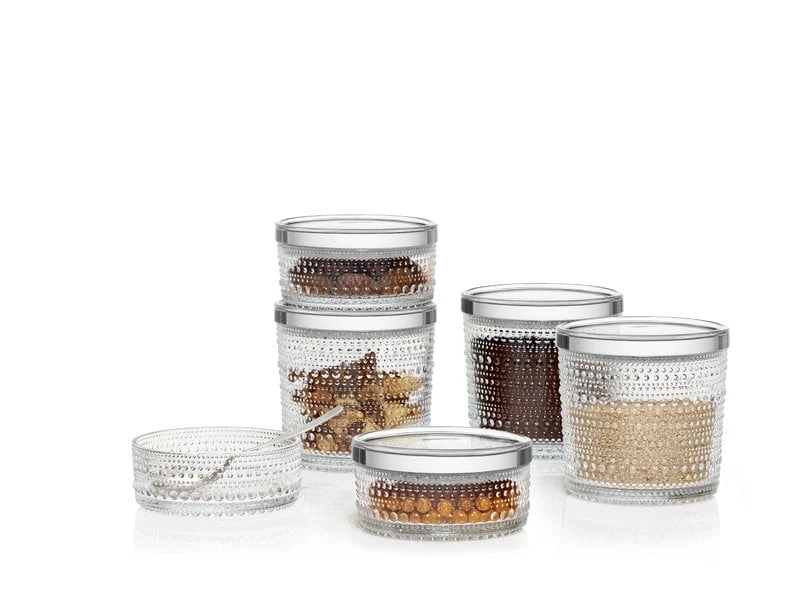 Iittala Kastehelmi Jar 116 X 114 Mm, Clear 8 Iittala Kastehelmi Jar 116 X 114 Mm, Clear - Image 6