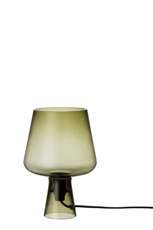 Iittala Leimu Table Lamp 24 Cm, Moss Green 4 Iittala Leimu Table Lamp 24 Cm, Moss Green - Image 2