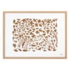 Iittala OTC Art Poster, Cheetah -Iittala OTC art poster 50x70cm cheetah brown EE