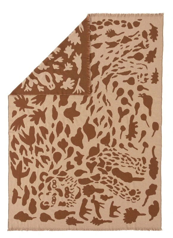 Iittala OTC Cheetah Blanket, Brown 4 Iittala OTC Cheetah Blanket, Brown - Image 2