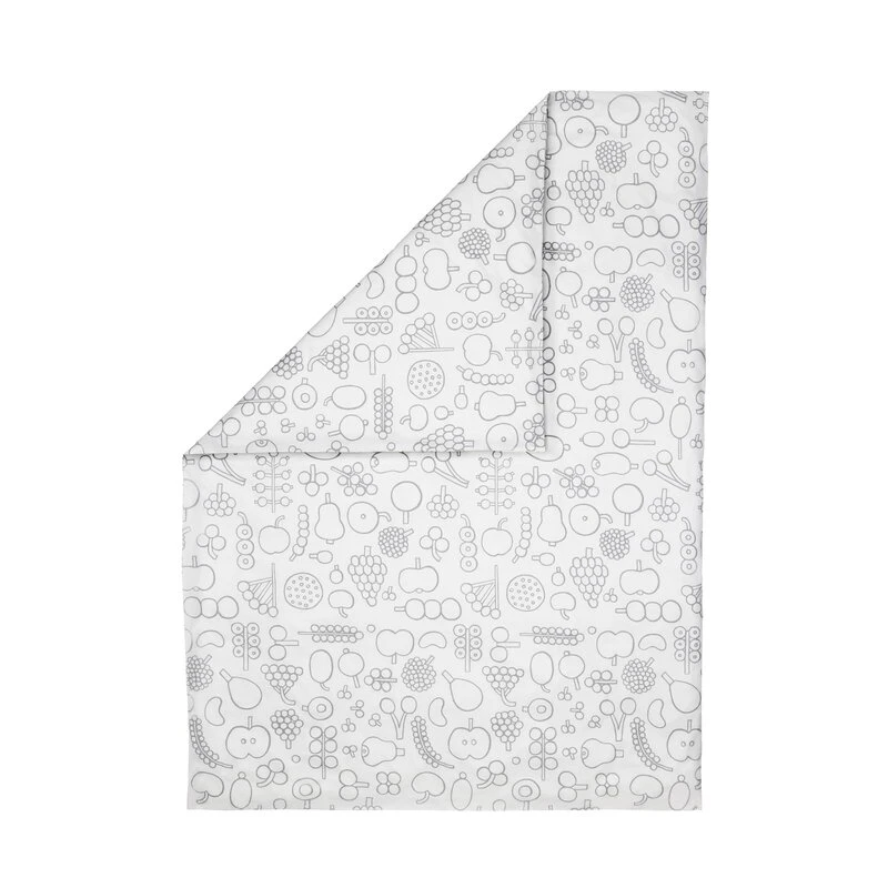 Iittala OTC Frutta Duvet Cover Set, 150 X 210 Cm, Grey 4 Iittala OTC Frutta Duvet Cover Set, 150 X 210 Cm, Grey - Image 2