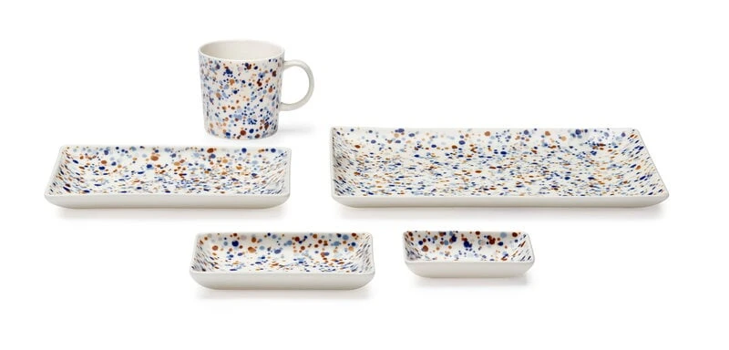 Iittala OTC Helle A6 Plate, 10 X 15 Cm, Blue - Brown 4 Iittala OTC Helle A6 Plate, 10 X 15 Cm, Blue - Brown - Image 2