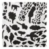 Iittala OTC Cheetah Paper Napkin 33 Cm, Black - White -Iittala OTC paper napkin 33x33cm Cheetah black white EE