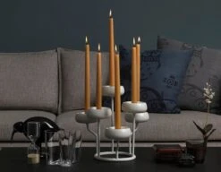 Iittala Aalto Vase 120 Mm, Clear -Iittala PR Nappula Candelabra interior