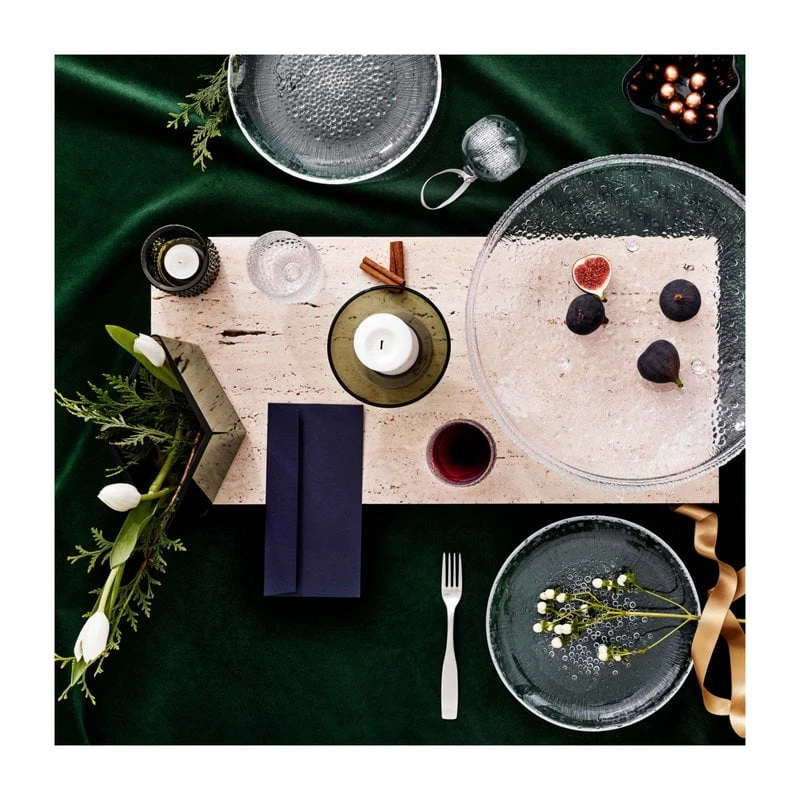 Iittala Kastehelmi Tealight Candleholder 64 Mm, Moss Green 4 Iittala Kastehelmi Tealight Candleholder 64 Mm, Moss Green - Image 2